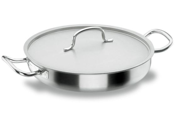 PAELHA 28CM C/ TAMPA CHEF INOX
